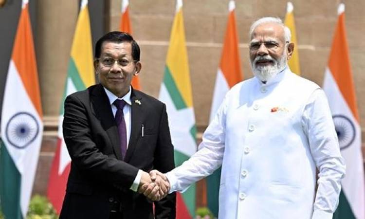 Modi, Myanmar President hold wide-ranging talks in New Delhi, focus on security, trade and connectivity