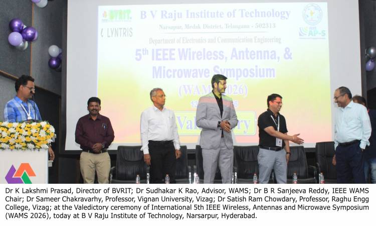 WAMS-2026 International Symposium Concludes Successfully at BVRIT