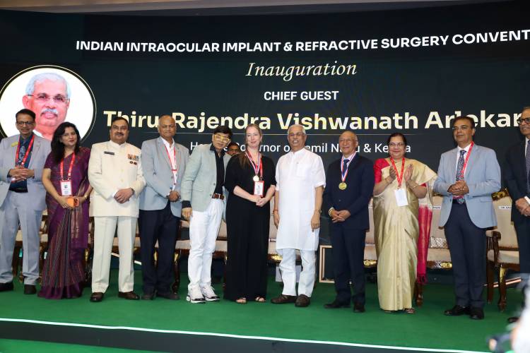 Honourable Governor of Tamil Nadu and Kerala  Shri Rajendra Vishwanath Arlekar Inaugurates IIRSI 2026 - Convention on Intraocular Implant & Refractive Surgery