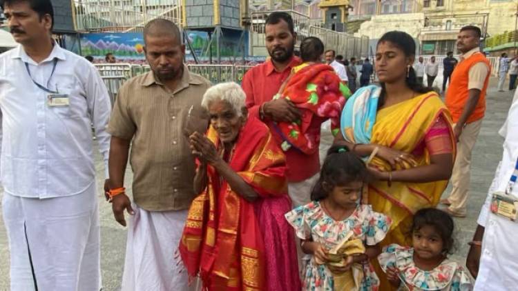 116-Year-Old Devotee’s Walk of Faith to Tirumala
