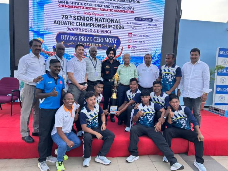  Prize Distribution Ceremony Marks Grand Finale of 79th Senior National Aquatic Championship-DIVING