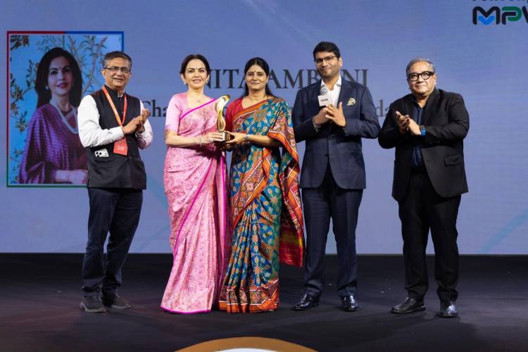  Smt. Nita M. Ambani, on being ranked #1 in Fortune India's Most Powerful Women list