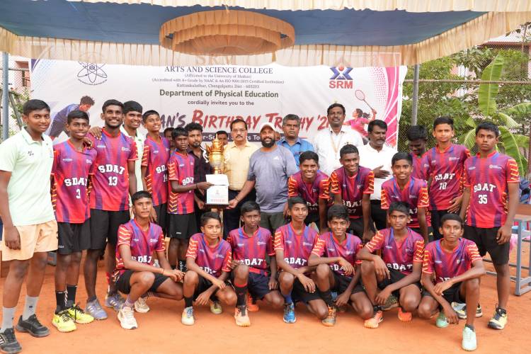 SRM Arts and Science College, Kattankulathur, organised the "Chairman's Birthday Trophy"