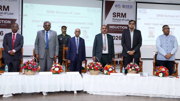 NHRC Chairman Justice V Ramasubramanian Inaugurates Human Rights and International Humanitarian Law Centres at SRM School of Law