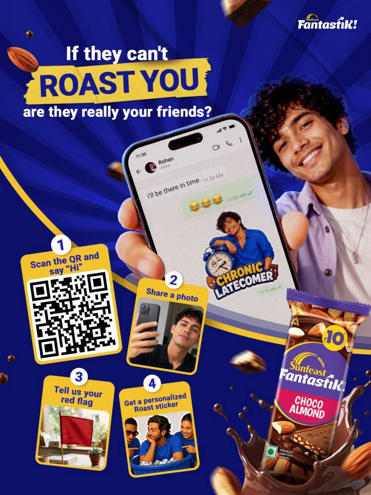 This Friendship Day, Sunfeast Fantastik! puts a playful spin on modern friendships with #RoastedWithLove