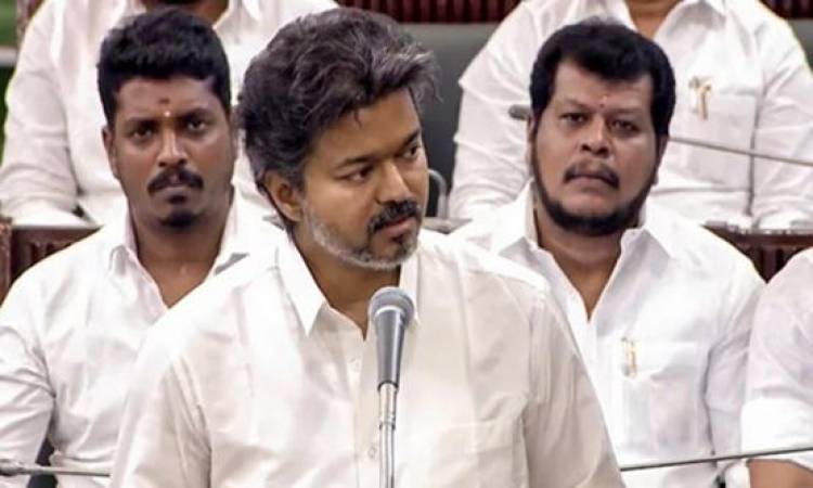 Vijay; defends push for talks with Karnataka