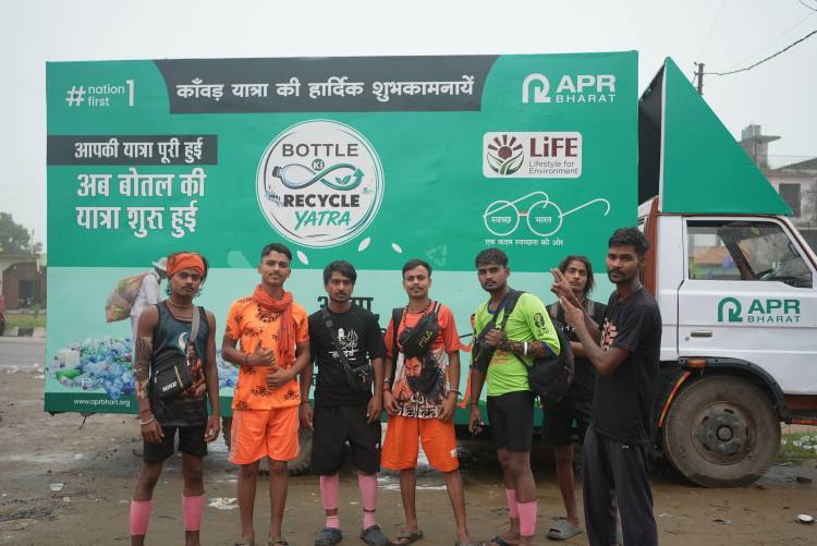 APR Bharat’s ‘Bottle Ki Recycle Yatra’ takes the message of PET recycling to nearly one million Indians along Kanwar Yatra route in 15 days